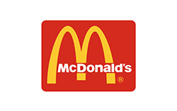 We Do Lines - Mcdonald's logo on a red background.