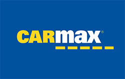 We Do Lines - The carmax logo on a blue background.